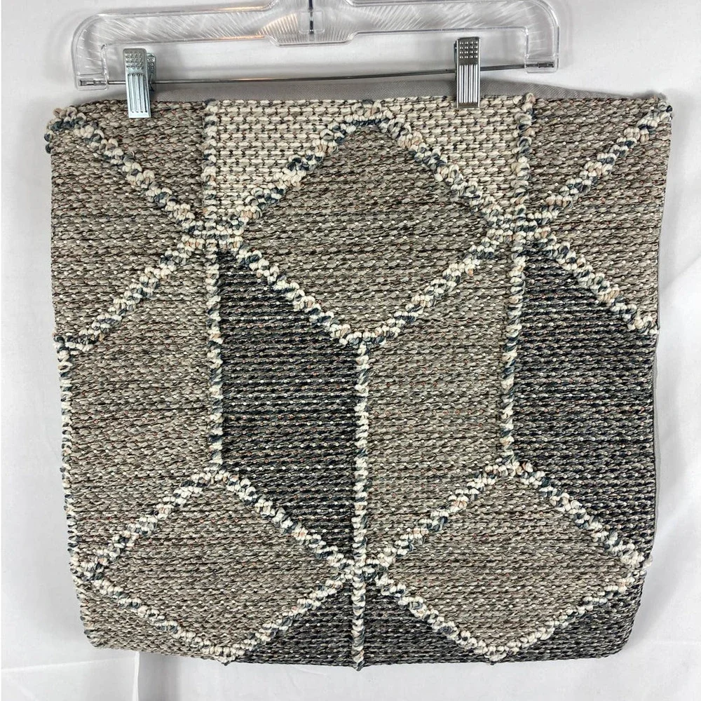 NuLoom textured throw pillow cover 20x20